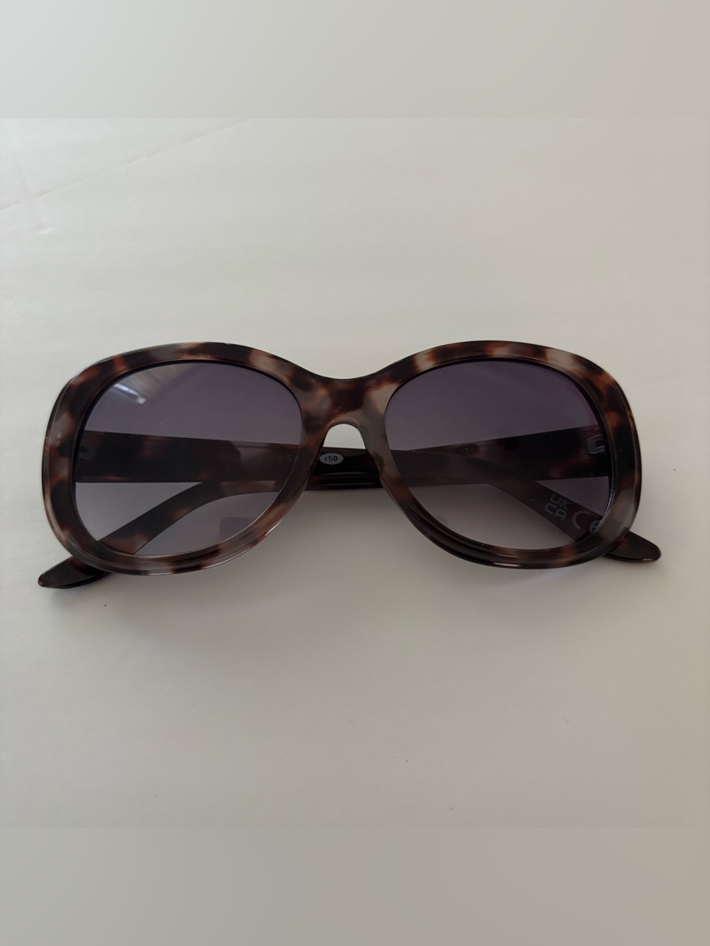Nine West Tortoiseshell Oversized Women's Sunglasses - Brown/White